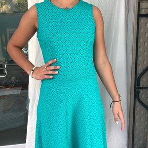 Teal sleveless dress!!!